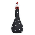 thumbnail image 1 of Estatua de pollo de cuello largo, micropaisaje, hecha a mano, de resina, para jardín, decoración artística, color negro, 1 of 14
