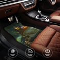 thumbnail image 6 of Zufioo Intellectual Frog Pond Print Car Floor Mats Four-piece Set, Car Interior Accessories - Corrosion-resistant, Non-Slip, Suitable for Cars, Trucks, Vans, 6 of 7