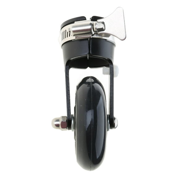 CIYISON Portable Folding Bike Auxiliary Roller Wheel Foldable Assistor Booster Scroll Wheel Fold-up Cycling Accessories