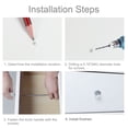thumbnail image 7 of Uxcell 0.79"x1.18" Wardrobe Dresser Door Knobs Pull Handle Crystal Silver Color 10pcs, 7 of 7