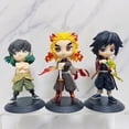 thumbnail image 3 of Modelos periféricos Demon Slayer: figuras de Kimetsu no Yaiba, 8 muñecos, coches, decoración de tartas, prácticos, de nicho y de alta gama., 3 of 4