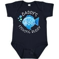 thumbnail image 3 of Inktastic Daddy's Fishing Buddy with Cute Blue Fish Boys or Girls Baby Bodysuit, 3 of 5