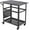 black, variant on Huisuilinss 36" Workbench on Wheels,2 Tiers Rolling Workbench,600LBS Heavy Duty Work Table 5/8" Holes, 4 Tool Slots, Pegboard & Wheels for Garage, Workshop, Office