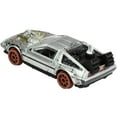 thumbnail image 3 of Time Machine (Railroad Version) Brushed Metal "Back to the Future Part III" (1990) Movie Diecast Model Car by Hot Wheels, 3 of 4