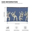thumbnail image 4 of Vsdgher Disco party Astronaut Dancing DuPont paper portable toiletry bag for Women&Men Camping Outdoor Tent Home Office,Hanging Hook, Water-resistant Makeup Cosmetic Bag, 4 of 8