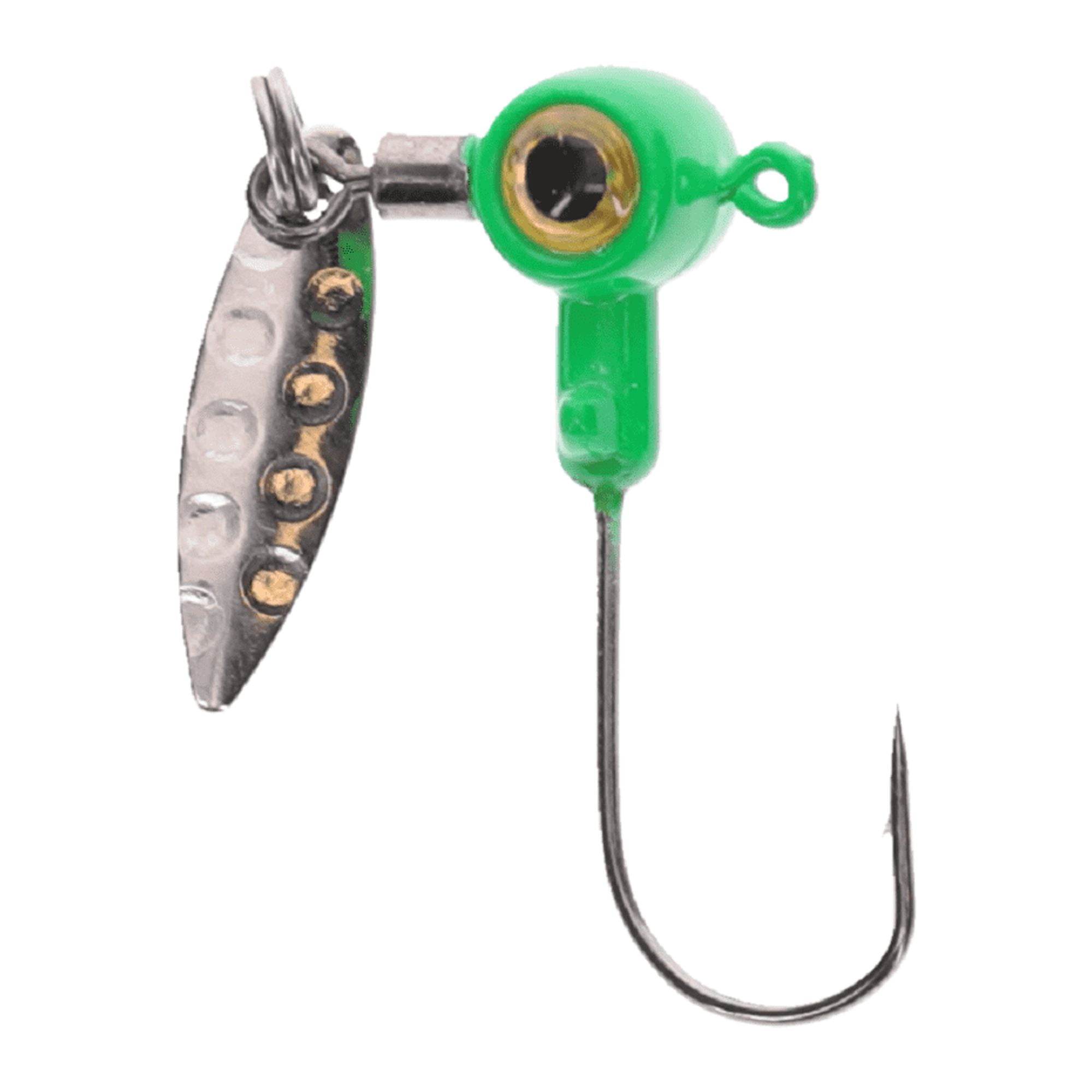 Strike King SS Spins - Crappie Heads 1/8 Limetreuse