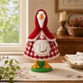 thumbnail image 6 of Eagokdc Fall Porch Goose Costume for 23" Plastic Cement Goose Statue, Christmas Garden Goose Clothes Dress for Holiday Patio Yard Lawn Decor, 6 of 6