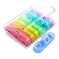 thumbnail image 2 of Organizador portátil, estuche de almacenamiento, 21 compartimentos, divisor , para ancianos en cápsula Sunnimix Dispensador de Cajas, 2 of 8