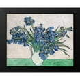 thumbnail image 2 of Van Gogh, Vincent 18x15 Black Modern Framed Museum Art Print Titled - Irises, 1890 (White Vase), 2 of 5