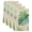 Green,Earth-Tone,Cream, variant on Green Monstera Leaves Kitchen Towels Set of 4, Black Check Tropical Summer Botanical Absorbent Dish Towels for Kitchen, Microfiber Hand Towel, Quick Drying Tea Towel for Cleaning Dishcloths