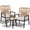 Beige, variant on LIFERUN 3-Piece Patio Furniture Set, Outdoor Rattan Chairs with Table, Garden Set with 3.15in Thick Cushions, WPC Armrest, for Balcony, Backyard, Terrace, Beige