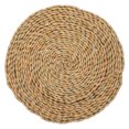 thumbnail image 1 of Cojín Estera plana de paja Cojines de piso Asientos para adultos Cojín circular Almohada japonesa Tapetes redondos Cojín tejido de paja Cojín de asiento redondeado simple Estera de asiento tejida, 1 of 5