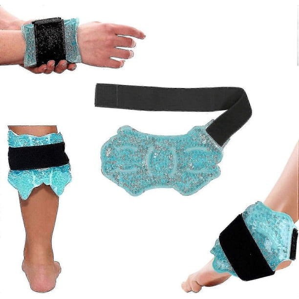Ankle/sport Foot Ice Pack, Hot And Cold Ice Gel Pack With Adjustable Stand For Sprained Ankle, Plantar Fasciitis, Achilles Tendonitis, Microwave