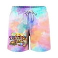 thumbnail image 5 of Nmnitkp Mens Swim Trunks Beach Shorts Quick Dry Hawaiian Swimming Shorts with Mesh Lining Swimwear Bathing Suit for Men Multicolor,S, 5 of 7