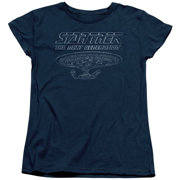 Star Trek - Tng Enterprise - Women's Short Sleeve Shirt - Small