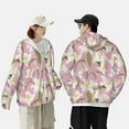 thumbnail image 6 of Fotbe Lilies Flowers Men's Women's UPF 50+ Sun Protection Jacket Hooded Cooling Shirt with Pockets Hiking Outdoor Performance-XX-Large, 6 of 9