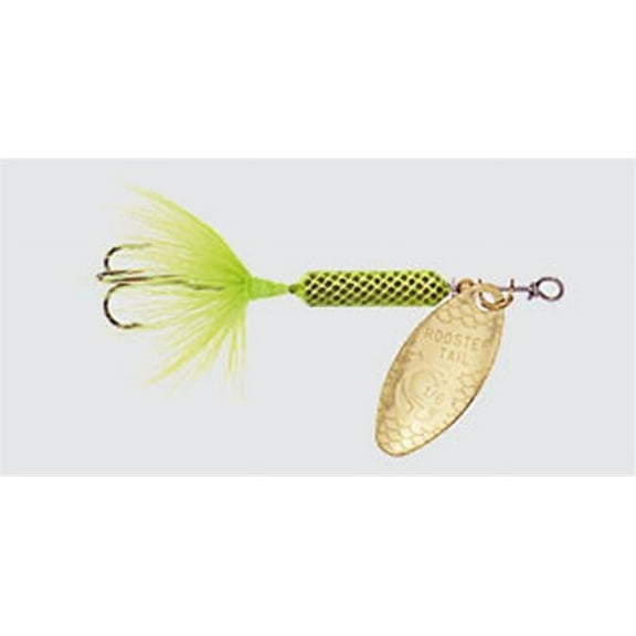 Yakima Rooster Tails  0.12 oz Original Rooster Tail - Hammered Chartreuse