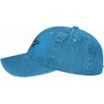 thumbnail image 3 of Hello 2022 Slogan Cowboy Hats Unisex Adjustable Baseball Caps Blue, 3 of 8