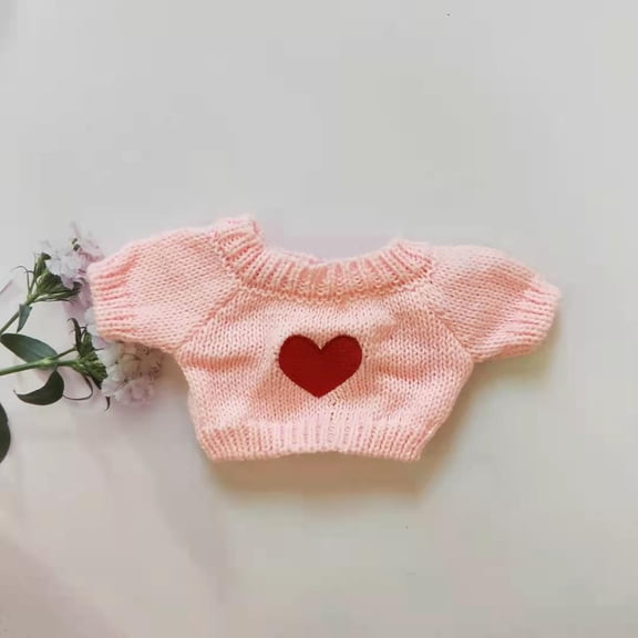 Plush Doll Clothing Sweater Outfit 30cm Plush Doll Apparel Detachable Plush Costume Decoration Clothing Accessory