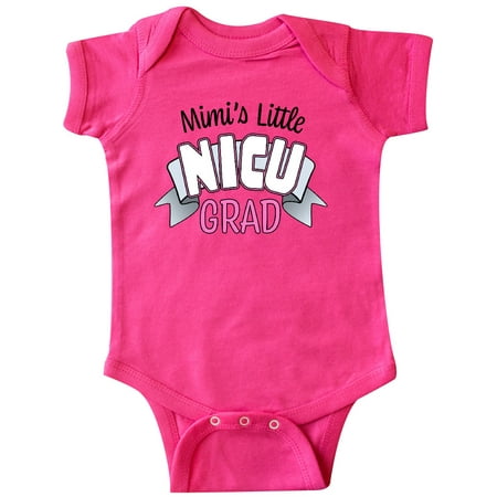 

Inktastic Mimi s Little Nicu Grad in Pink with Banner Gift Baby Boy or Baby Girl Bodysuit