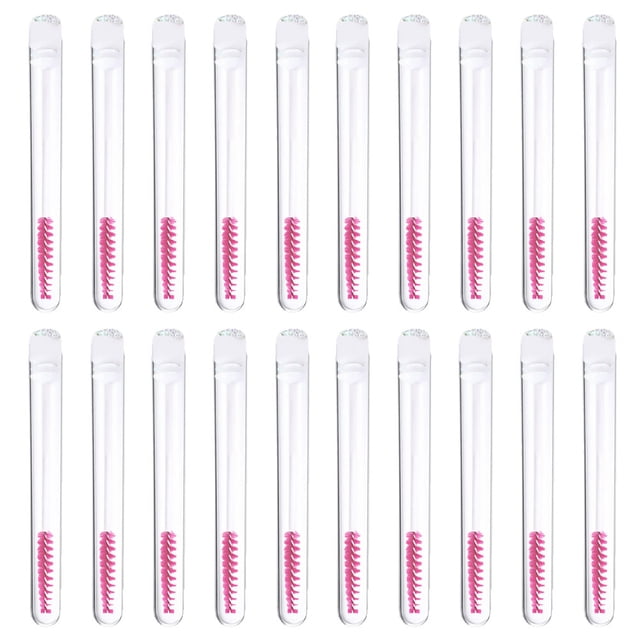 MasteelfCA 20 Pcs Tubes de Brosse à Cils, Tubes de Mascara avec Tubes
