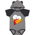 thumbnail image 3 of Inktastic Thanksgiving Goofball Turkey Face Boys or Girls Baby Bodysuit, 3 of 5