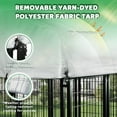 thumbnail image 2 of BOSSIN 4x4x6 FT Heavy Duty Large Dog Kennel Playpen Outdoor with Secure Lock, 2 of 7