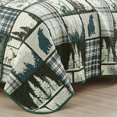 thumbnail image 3 of 3 Pcs Cabin Lodge Rustic Country Bear Quilt Bedspread Set 22672, 3 of 6