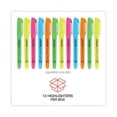 thumbnail image 4 of Pocket Highlighters, Assorted Ink Colors, Chisel Tip, Assorted Barrel Colors, Dozen | Bundle of 10 Sets, 4 of 7