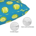 thumbnail image 3 of Fotbe Ball Tennis Funda de Almohada Decorativa Estilo Occidental, Lujo en Algodón, Fundas para Almohadas King, Cojín Estampado para Decoración del Hogar-16"x24", 3 of 6