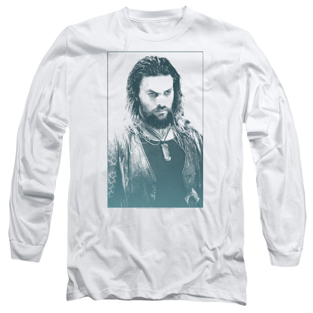 Aquaman Movie Salt Of The Sea Long Sleeve T-Shirt Adult 18/1 White