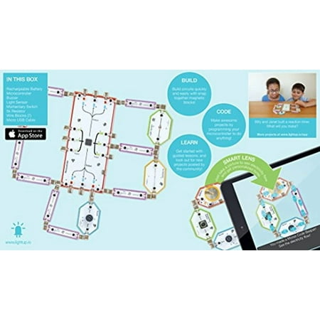 LightUp Bluetooth Tesla Kit Electronics Experience w/ Interactive iOS Mobile App