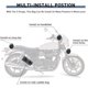 thumbnail image 2 of Bolsa para manillar de motocicleta, bolsa de herramientas para horquilla de motocicleta, bolsa de herramientas para motocicleta con 2 correas, bolsa de almacenamiento universal negra de cuero PU 1, 2 of 5