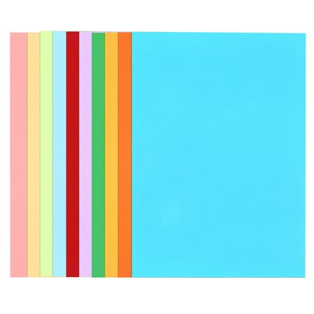 

50pcs A4 Colorful Cardboard Business Paper Thicken for Children Handmade(Assorted Color)