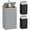 Gray, variant on Aokeyee Recycling Bin for Kitchen,Indoor Home Recycle Bin with Lid and 2 Removable Reusable Inner Bags,for Bottles,Cans,Glass,Plastic & Stickers,Gray