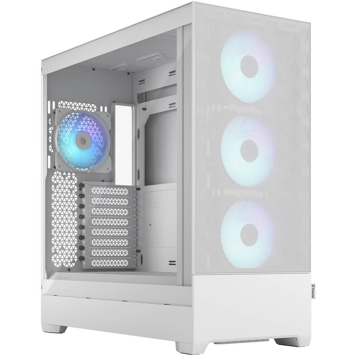 Fractal Design Pop XL Air RGB Clear Tempered Glass E-ATX Full-Tower Computer Case, White