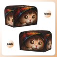 thumbnail image 3 of Yiaed Animal Cat Print Two Slice Bread Machine Cover, Universal Size Kitchen Appliance Cover for Bread Machine,Bread Machine Cover, 3 of 7