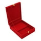 thumbnail image 5 of Caja de regalo para joyas de boda, caja de exhibición de joyas, organizador suave al tacto de terciopelo rojo 20cm x 26cm x 75cm, 5 of 9