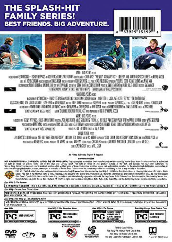 4 Film Favorites: Free Willy Collection (DVD) - image 3 of 3