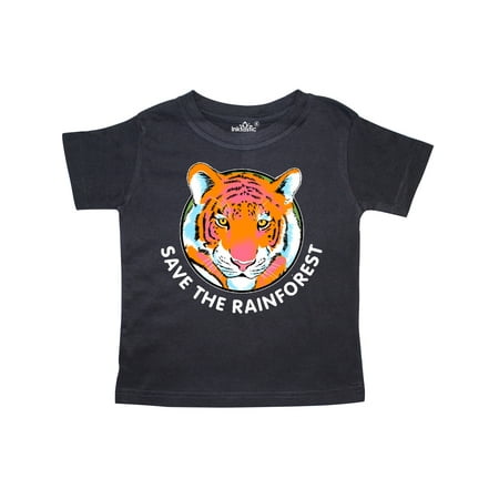 

Inktastic Save the Rainforest Tiger Illustration Gift Toddler Boy or Toddler Girl T-Shirt