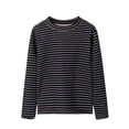 thumbnail image 7 of Mnyotv Fall Outfits Boys Girls Striped Long Sleeve Thermal Tops Comfortable Winter Clothes for Kids Size 7-8Y, 7 of 7