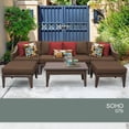 thumbnail image 2 of Soho 7 Piece Outdoor Wicker Patio Furniture Set 07b, 2 of 7