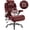 Burgundy, variant on WOSDOM 700lbs Big and Tall Office Chair, Heavy Duty Executive Chair, Extra Wide Seat, Adjustable Headrest and Lumbar Support, 3D Flip up Arms, Black