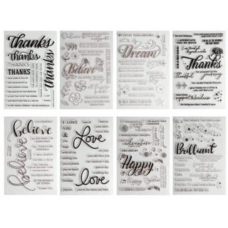 8pcs Little Things Drawing Removable Sticker Set, Black