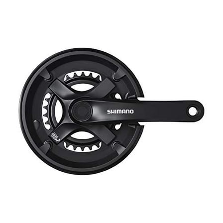 SHIMANO crank set FCT-Y501-2/7S Chain guard included 175mm 46x30T EFCTY50CLB