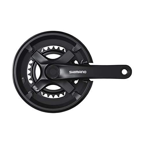 SHIMANO crank set FCT-Y501-2/7S Chain guard included 175mm 46x30T EFCTY50CLB