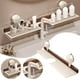 thumbnail image 4 of Organizador de lavabo de baño con ventosa, estante de almacenamiento sin orificios para lavabo, construcción de color blanco, impermeable, duradero, fácil de instalar, herramienta que ahorra espacio, 4 of 4