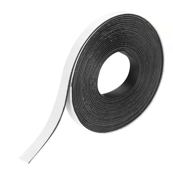 Uxcell Magnetic Strip 16.4 Feet x 3/8" Width x 1/16" Thick Magnetic Tape Labels Stickers