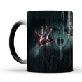 thumbnail image 1 of Taza de cerámica para café Zombie Horror, térmica que cambia de color, 1 of 1