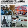 thumbnail image 4 of 2 Pack Portable Mini Walkie Talkie Long Range 6800 mAh Two Way Radio and Headset, 4 of 5